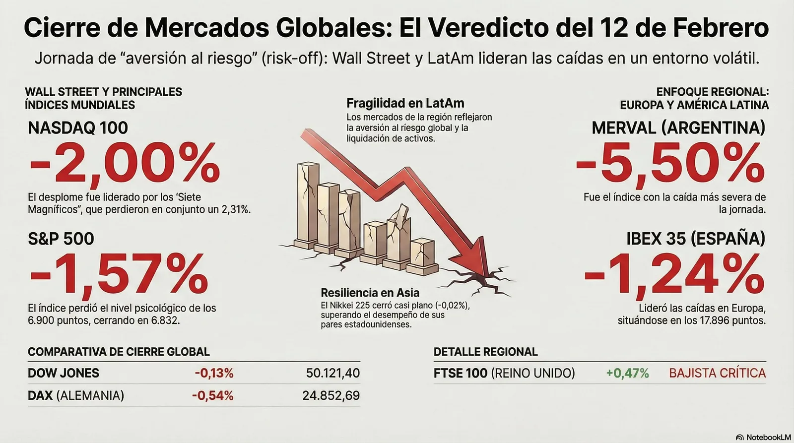 Cierre de Mercados – 12 febrero 2026