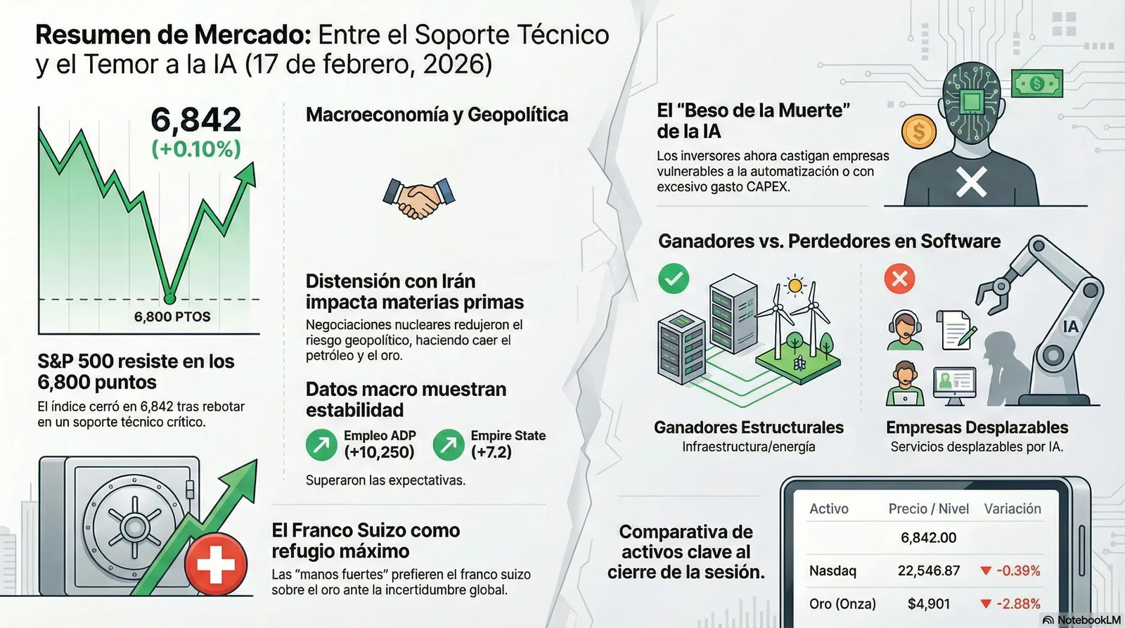 Cierre de Mercados – 17 febrero 2026