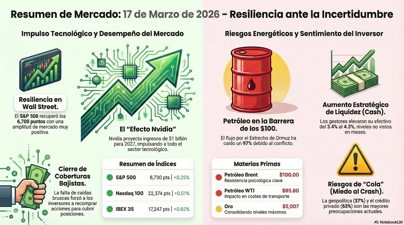 Cierre de Mercados – 17 marzo 2026
