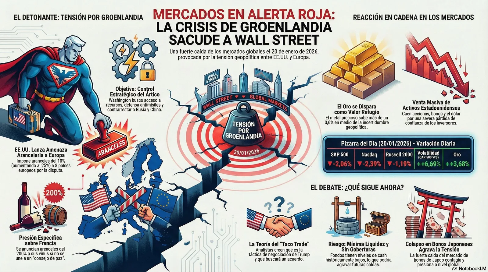 Cierre de Mercados – 20 enero 2026