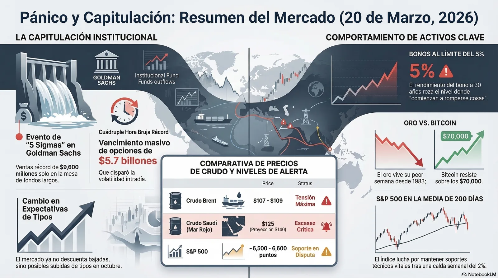Cierre de Mercados – 20 marzo 2026