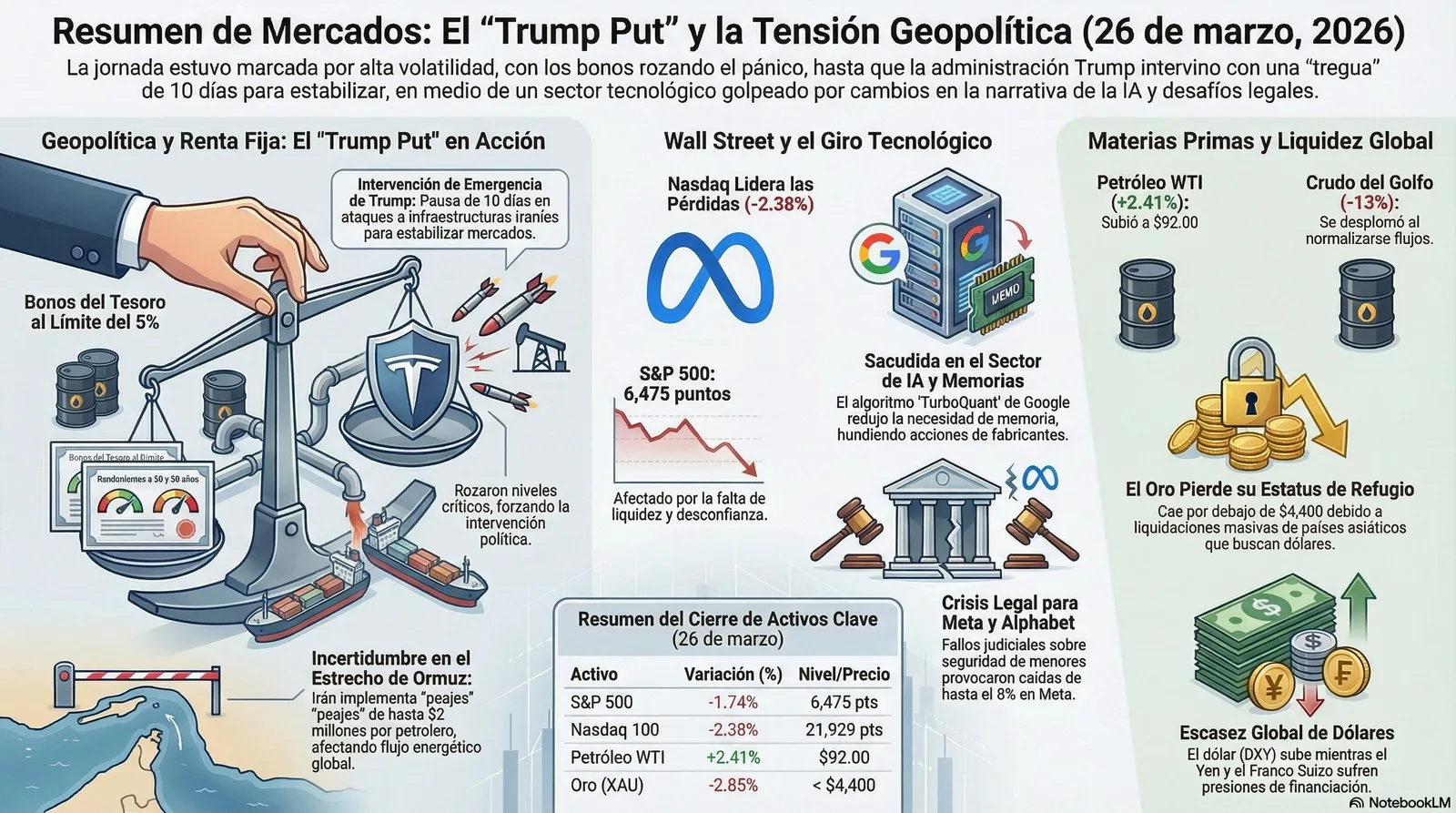 Cierre de Mercados – 26 marzo 2026