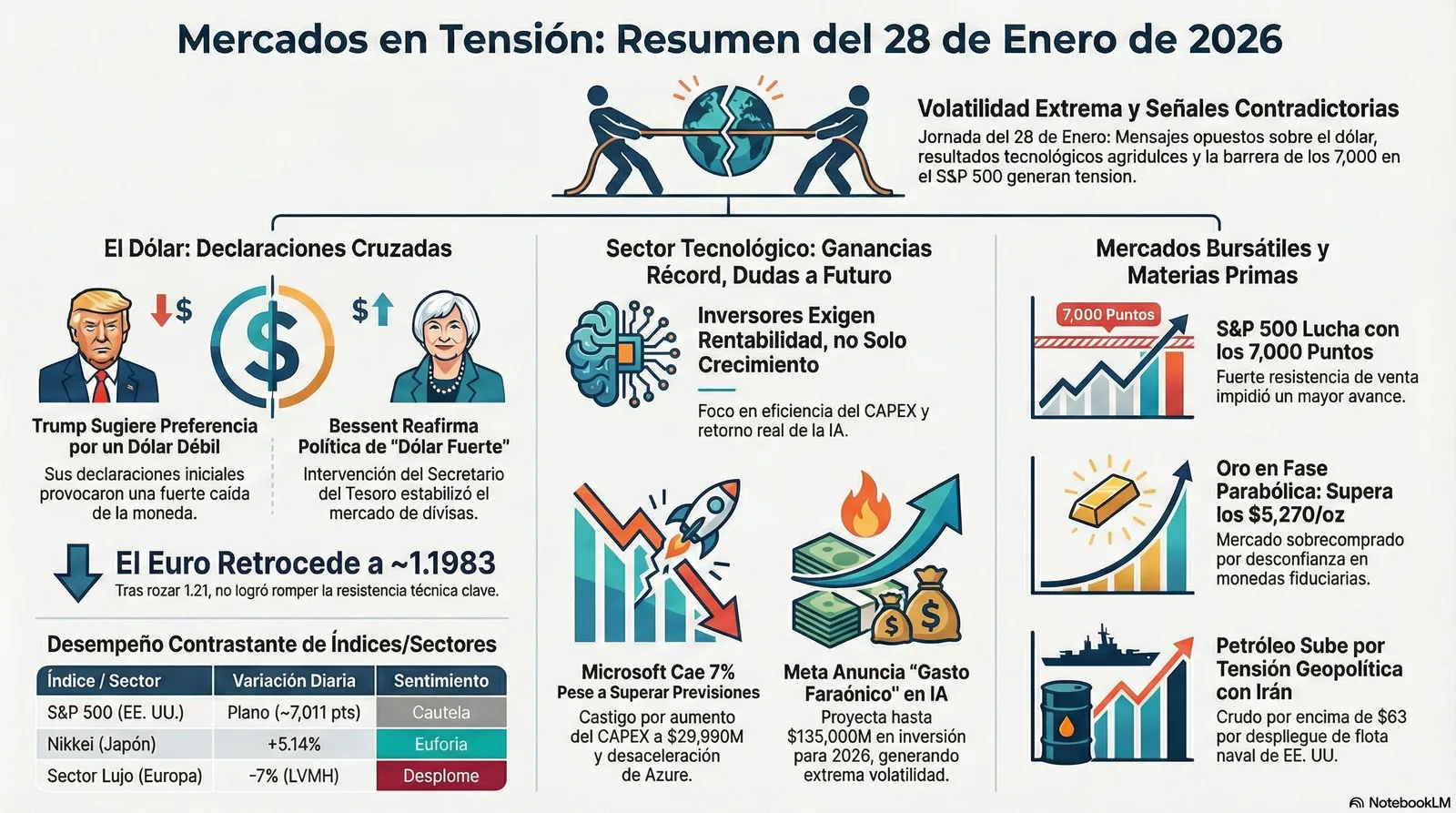 Cierre de Mercados – 28 enero 2026