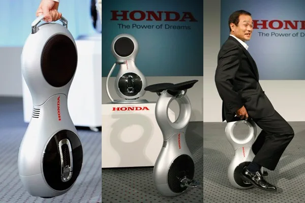 El monociclo eléctrico de Honda...