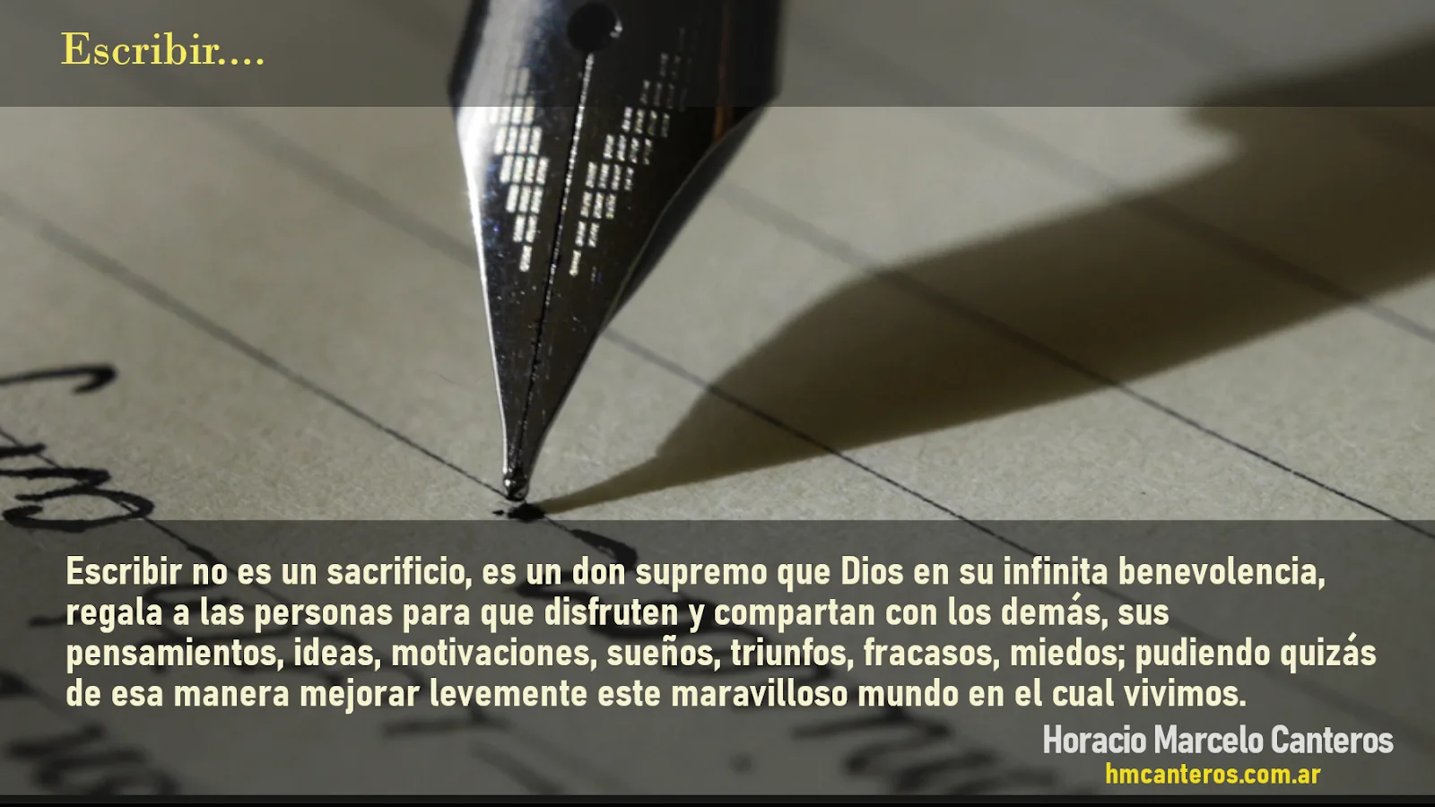 Escribir