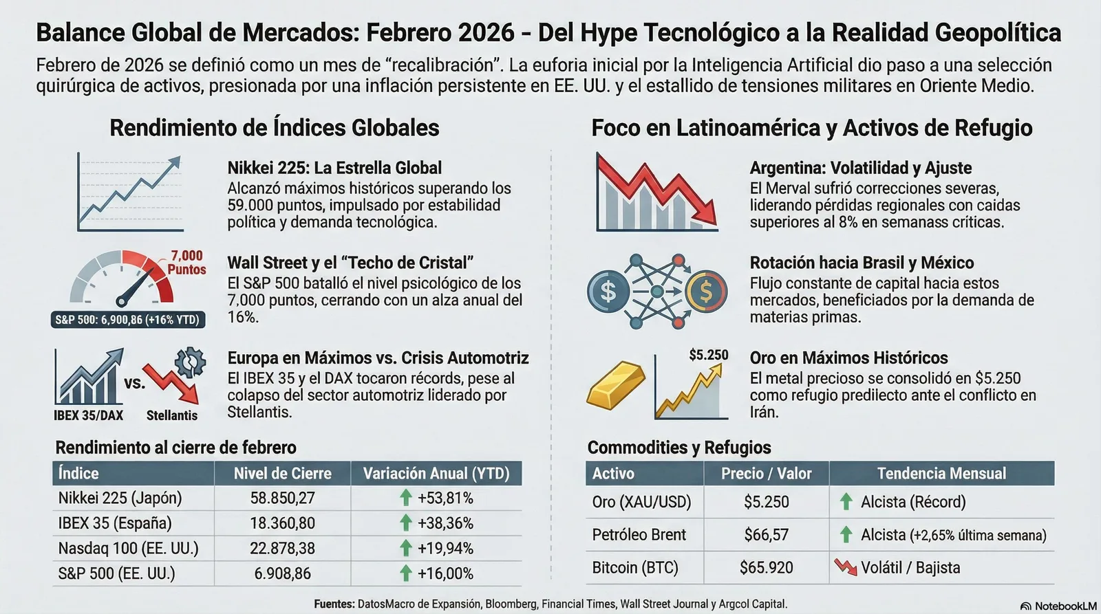Informe Mensual de Mercados – febrero 2026
