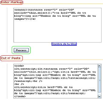 Publicar Códigos HTML en una entrada en blogger