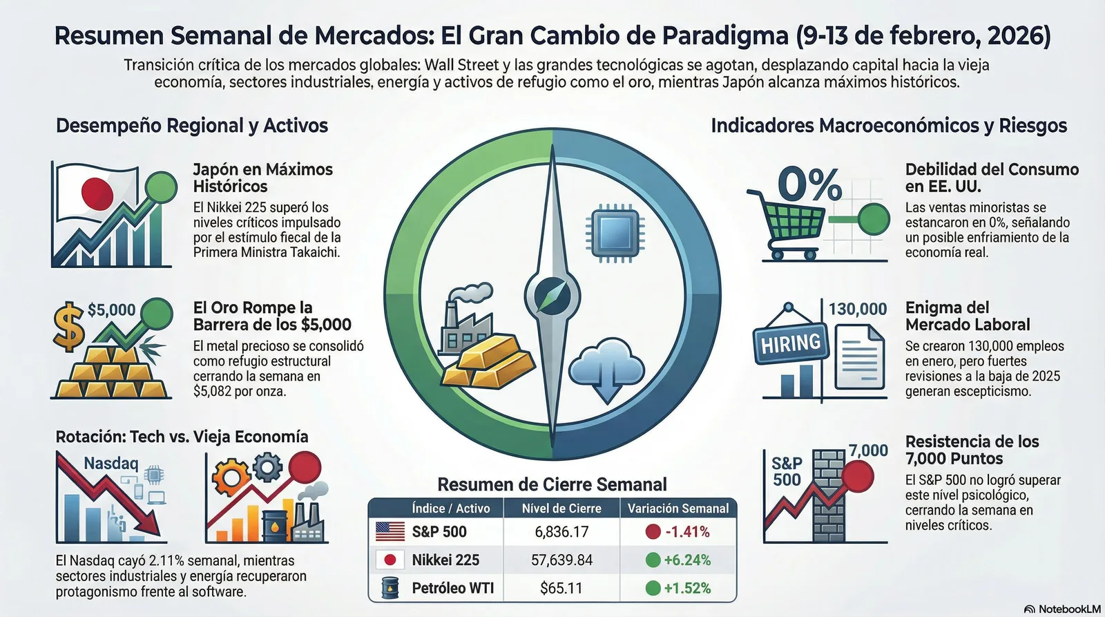 Resumen Semanal del Mercado (09/02/2026 al 13/02/2026)