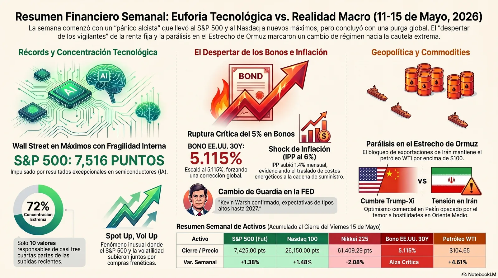 Resumen Semanal del Mercado (11 al 15/05/2026): El Despertar de los Vigilantes de la Renta Fija