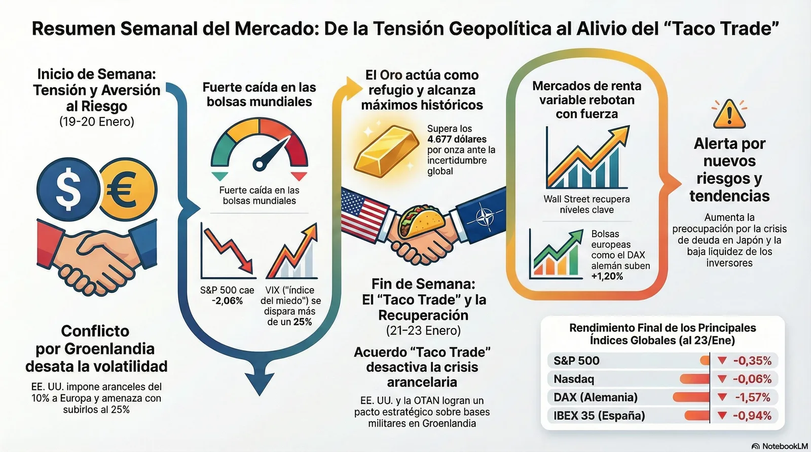 Resumen Semanal del Mercado (13/01/2026 al 23/01/2026)