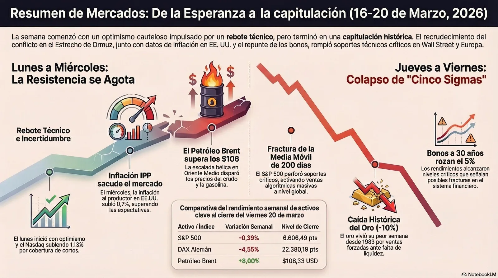 Resumen Semanal del Mercado (16/03/2026 al 20/03/2026).