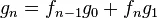 g_n=f_{n-1}g_0+f_ng_1~